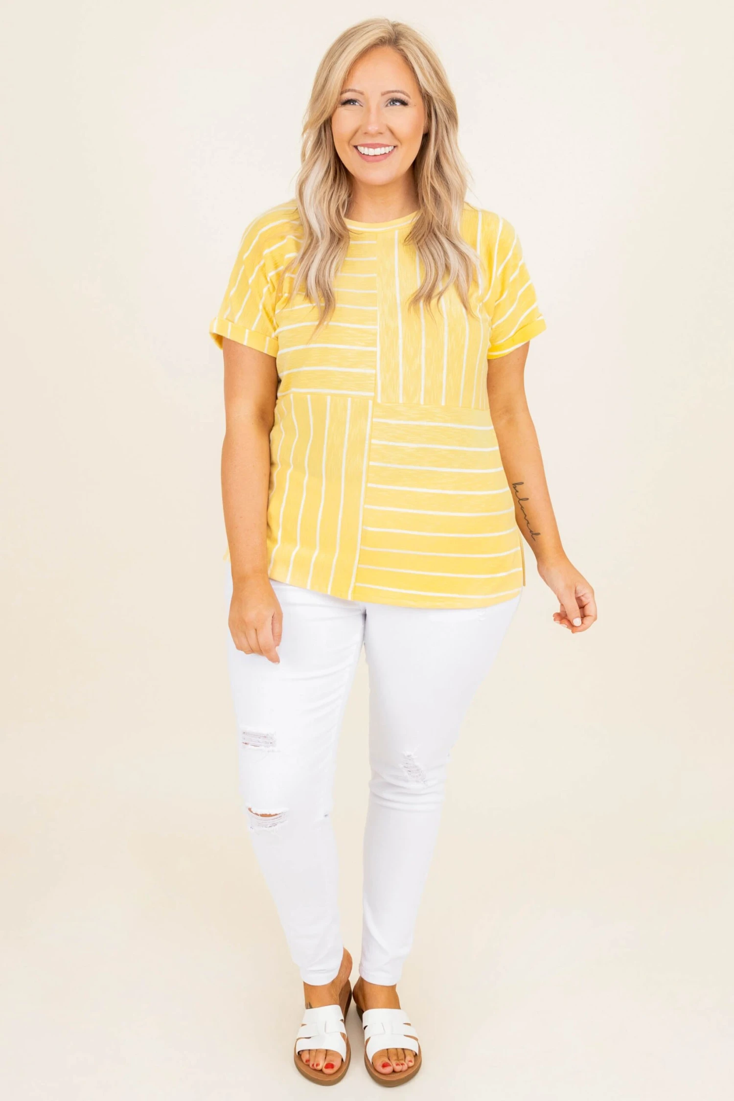 Didn't Listen Top, Yellow - Image 2