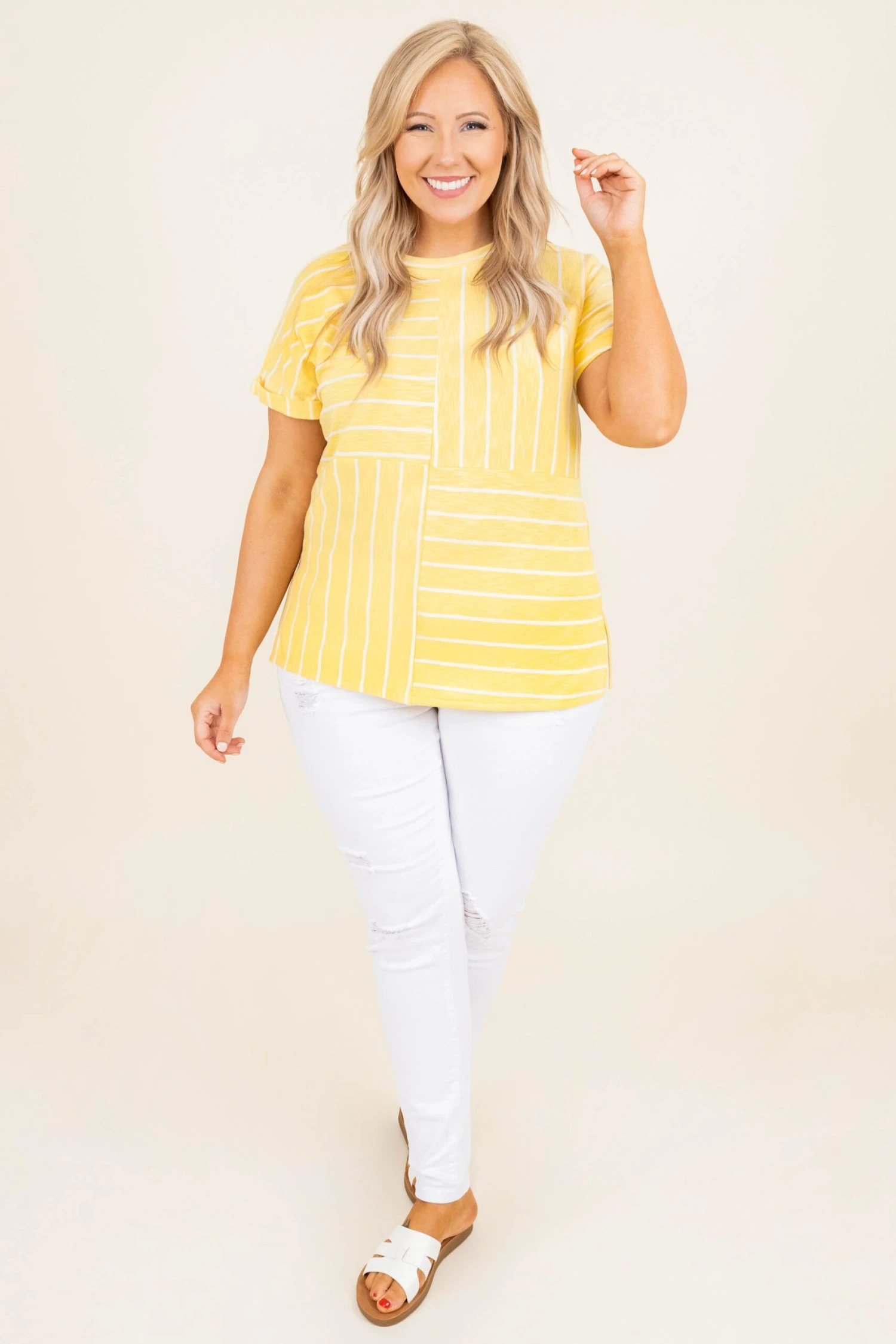 Didn't Listen Top, Yellow - Image 3