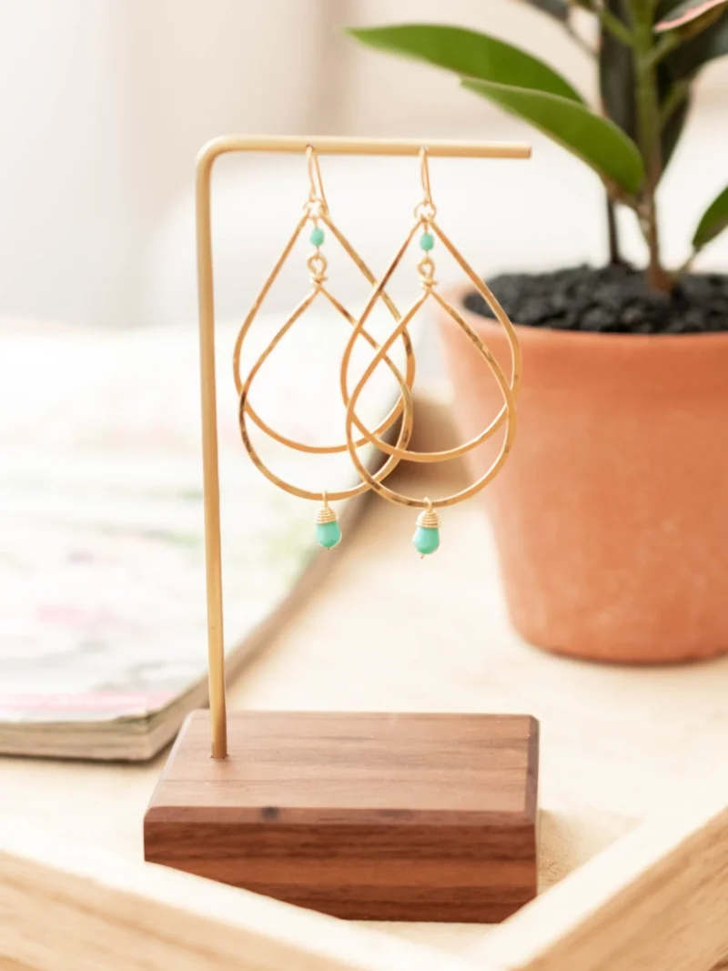 Easy To Miss You Earrings, Gold