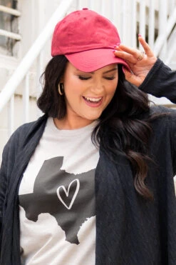 Get The Chance Ball Cap, Crimson