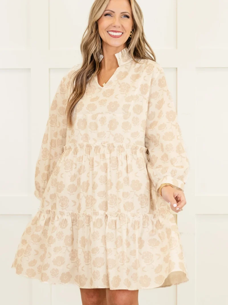 Hey Angel Dress, Cream